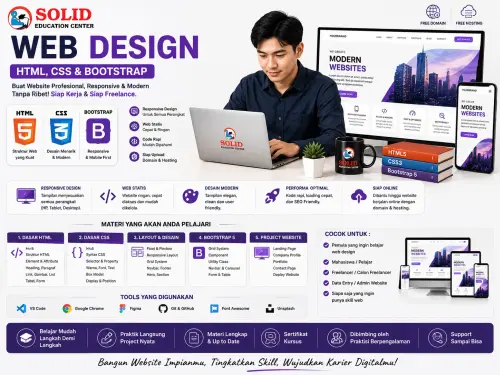 Kursus Web Design dan pembuatan website Solid Education